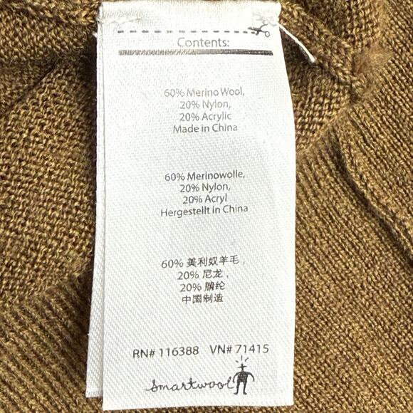 Smartwool Cheyenne Creek Crew Sweater Mens Size M Merino Wool Blend Lightweight - Picture 6 of 6